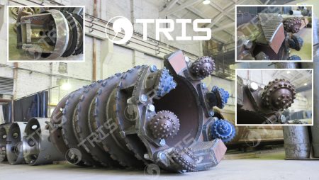 Rollenbohrwerkzeuge BOHRWERKZEUGE MIT DEN ROHRBÜRSTEN MIT EINEM DURCHMESSER VON 900 MM