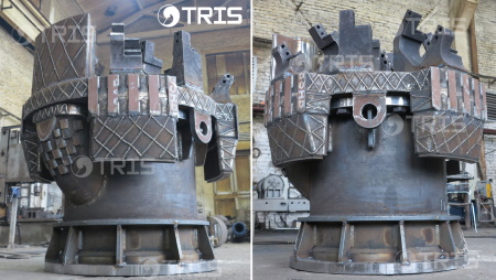 Rollenbohrwerkzeuge BOHRWERKZEUGE MIT DEN ROHRBÜRSTEN MIT EINEM DURCHMESSER VON 900 MM