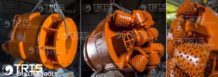 Rollenbohrwerkzeuge BOHRWERKZEUGE MIT DEN ROHRBÜRSTEN MIT EINEM DURCHMESSER VON 900 MM